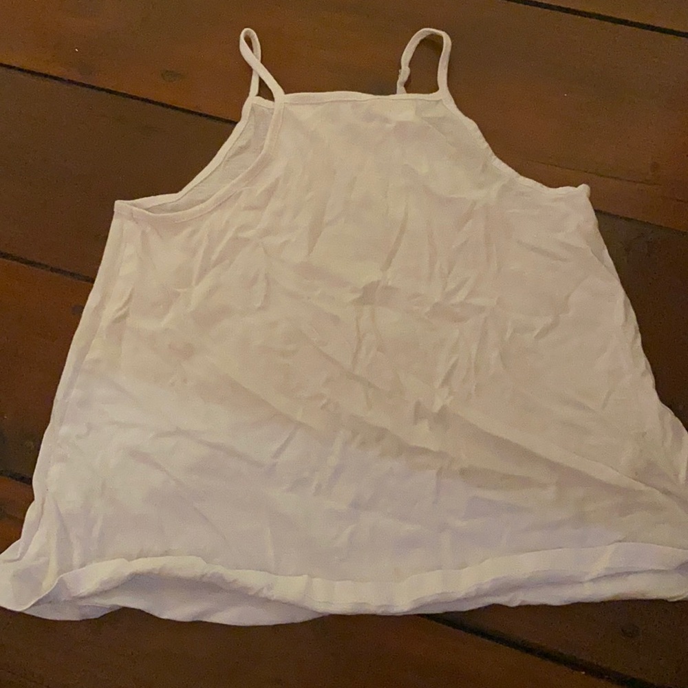 white tank top